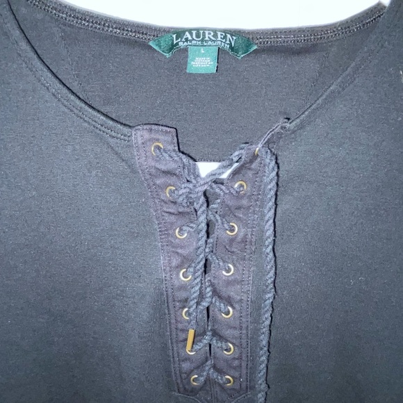 Ralph Lauren women’s tie front shirt - Picture 4 of 5